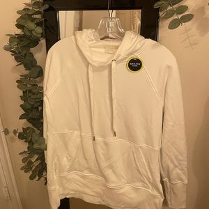 White Hoodie Sweatshirt